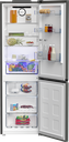 Beko B5RCNA366HG Koel/vries-Combi 187cm 316l 165.35 kWh/jaar Grijs
