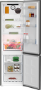 Beko B5RCNA406HG Koel/vries-combi 204cm 355l 169.73 kWh/Jaar Grijs