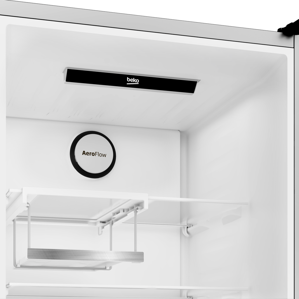 Beko B5RCNE366HXB1 Koel/vries-combi 187cm 316l 165.35 kWh/jaar Grijs