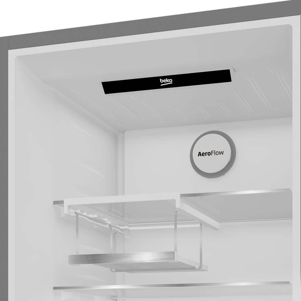 Beko B5RCNE405HXB Koel/vries-combi 204cm 355l 205.09 kWh/jaar Grijs