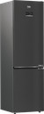 Beko B7RCNE407HXBR Koel/vries-combi 204cm 355l 135 kWH/jaar Zwart