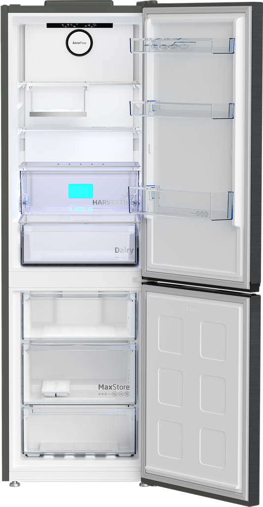 Beko B7RCNE367HG Koel/Vries-combi 187cm 316l 136 kWH/jaar Grijs