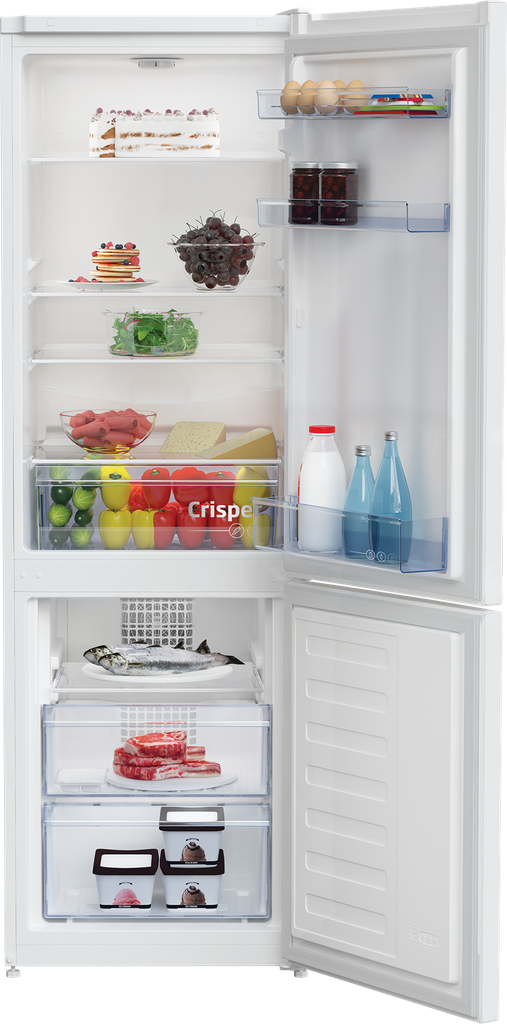 Beko RCHA270K40WN Koel/vries-combi 171cm 251l 226 kWh/jaar Wit 