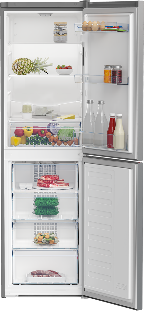 Beko RCHE300K40SN Koel/Vries-combi 182cm 270l 244.5 kWh/jaar Grijs