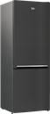 Beko RCNE560K40XBRN Koel/vries-combi 182cm 514 304.04 kWh/Jaar Zwart