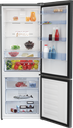 Beko RCNE560K40XBRN Koel/vries-combi 182cm 514 304.04 kWh/Jaar Zwart
