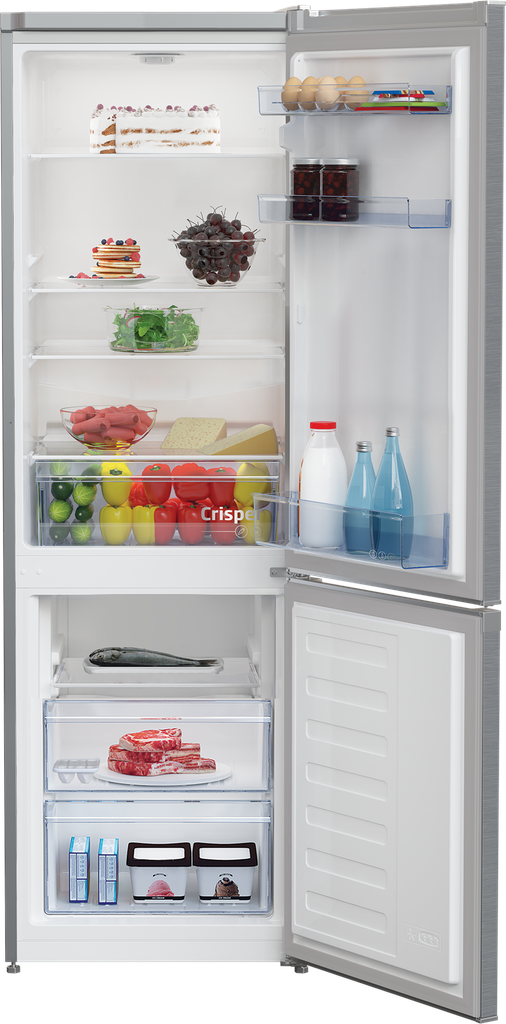 Beko RCSA270K40SN Koel/vries-combi 171cm 262l 220 kWh/Jaar Grijs