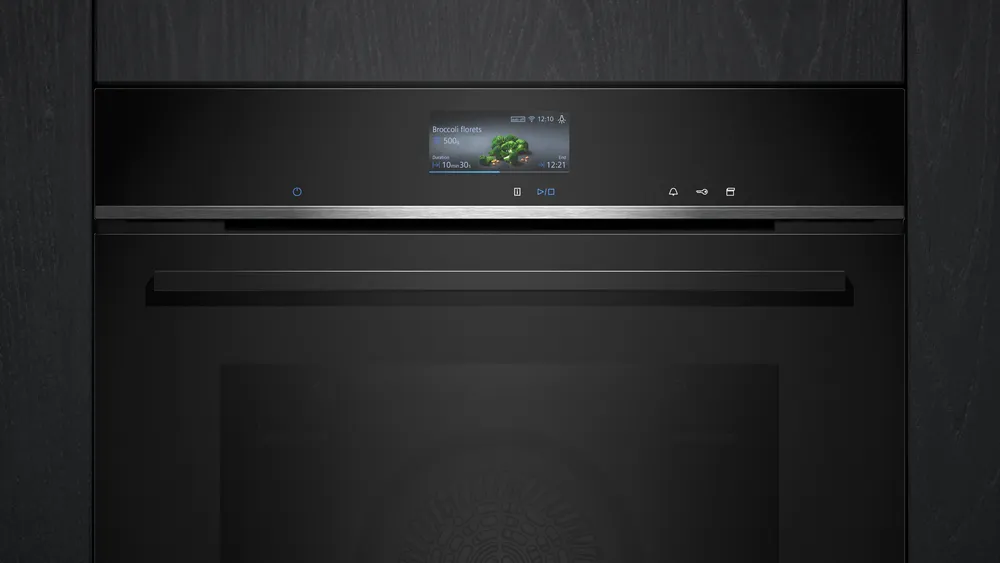 Siemens HS736G1B1 IQ700 inbouwstoomoven 60x60cm 71l Zwart