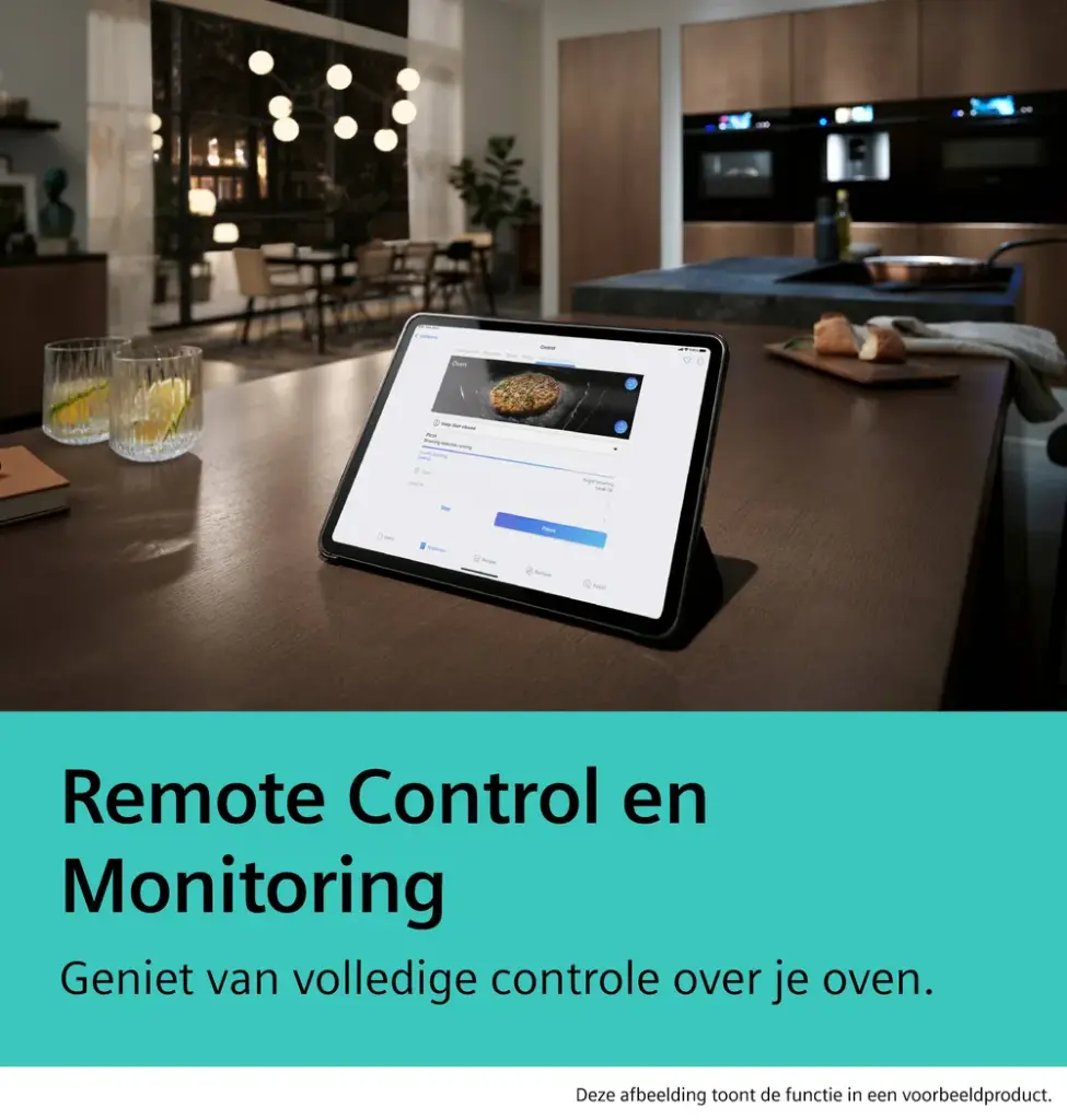 Siemens HS736G1B1 IQ700 inbouwstoomoven 60x60cm 71l Zwart