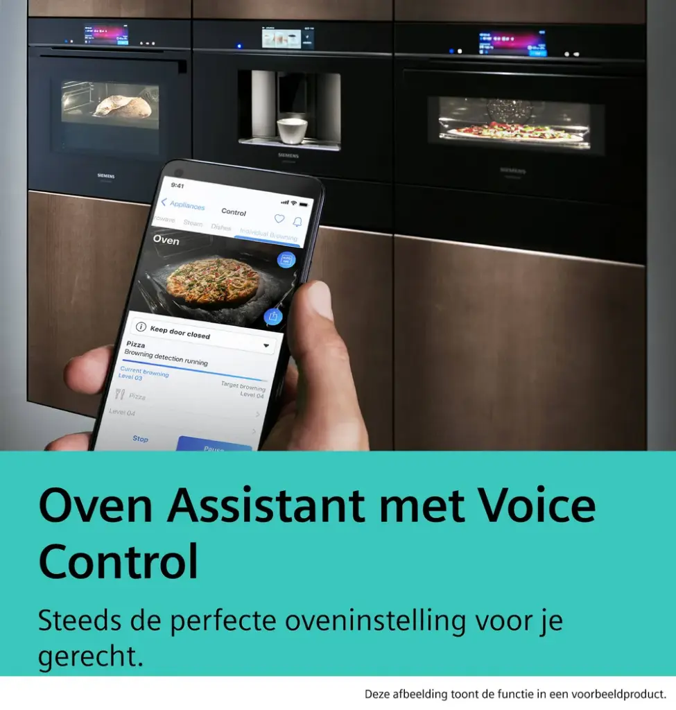 Siemens HS736G1B1 IQ700 inbouwstoomoven 60x60cm 71l Zwart