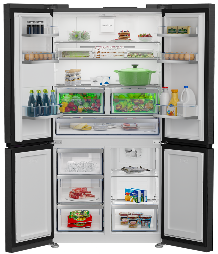 Beko GN1426240ZDXBRN koelkast French Door 182cm 565l 336 kWh/jaar Zwart