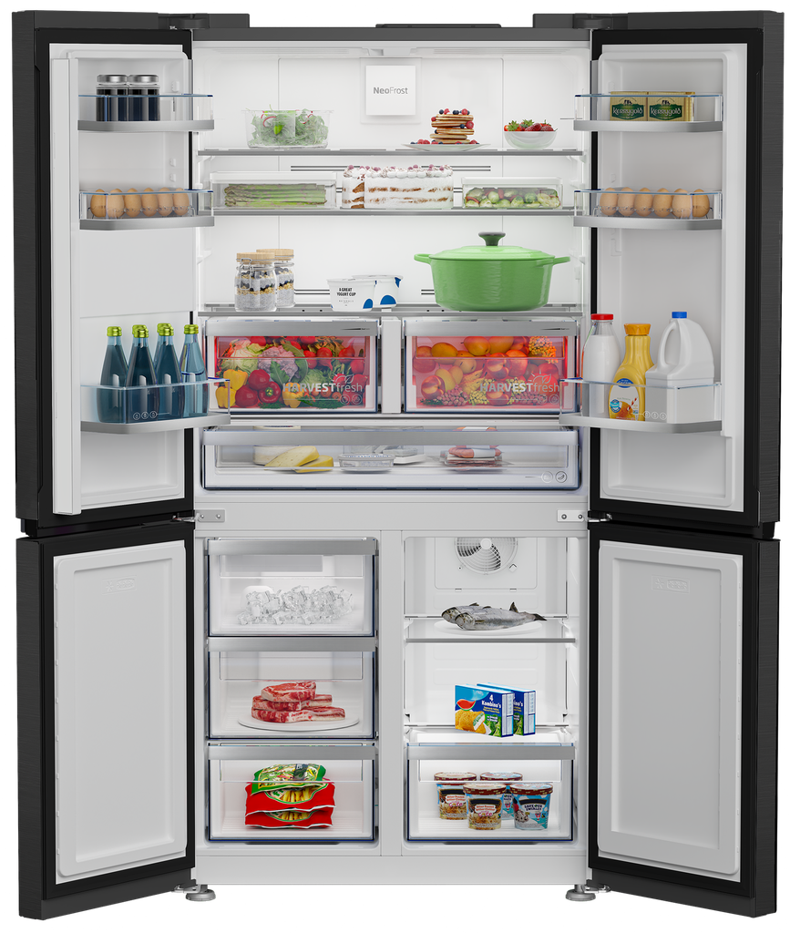 Beko GN1426240ZDXBRN koelkast French Door 182cm 565l 336 kWh/jaar Zwart