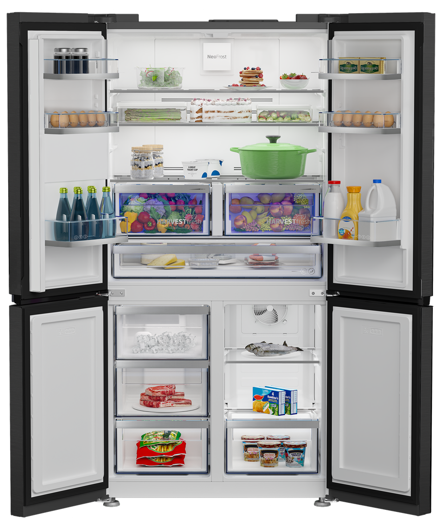 Beko GN1426240ZDXBRN koelkast French Door 182cm 565l 336 kWh/jaar Zwart