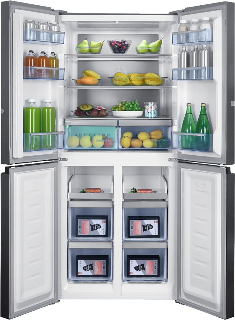 Beko GNO46623MXPN koelkast french Door 180cm 466l 224.89 kWh/jaar Grijs