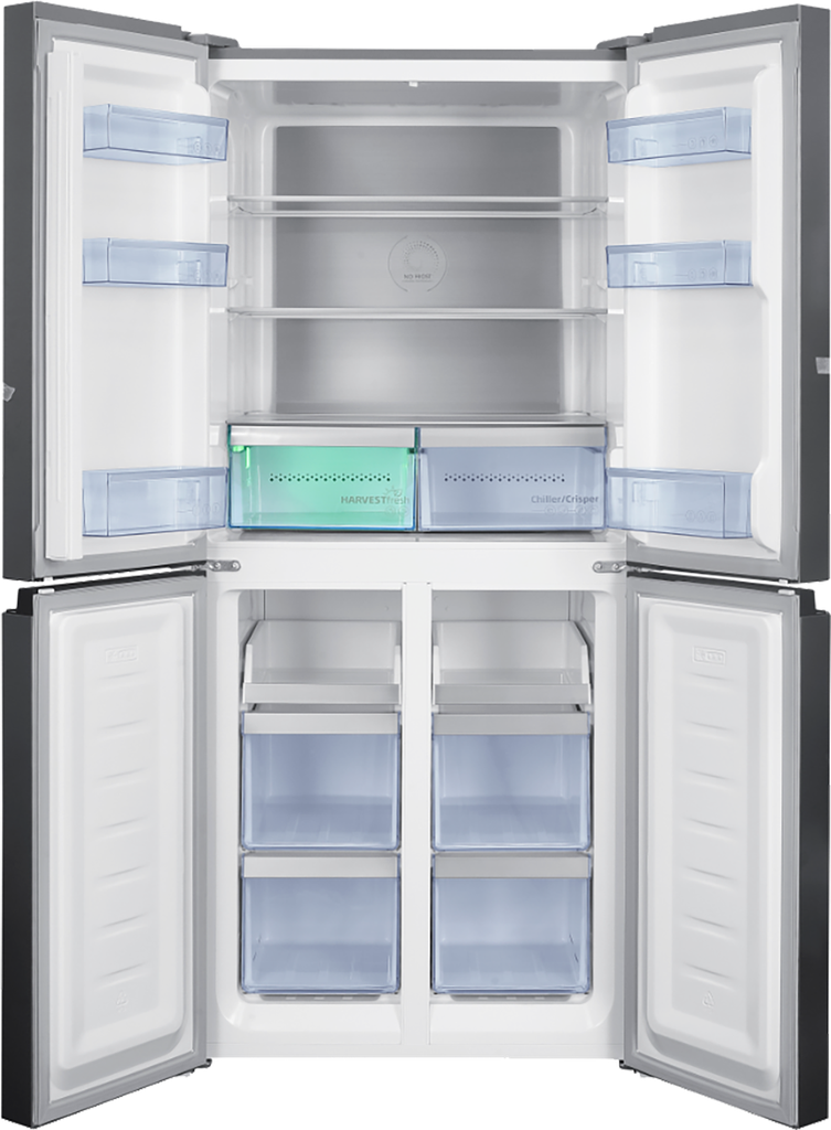 Beko GNO46623MXPN koelkast french Door 180cm 466l 224.89 kWh/jaar Grijs