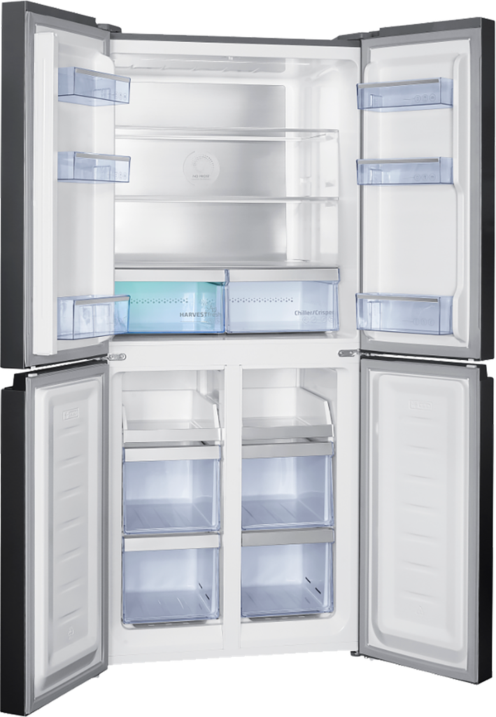 Beko GNO46623MXPN koelkast french Door 180cm 466l 224.89 kWh/jaar Grijs