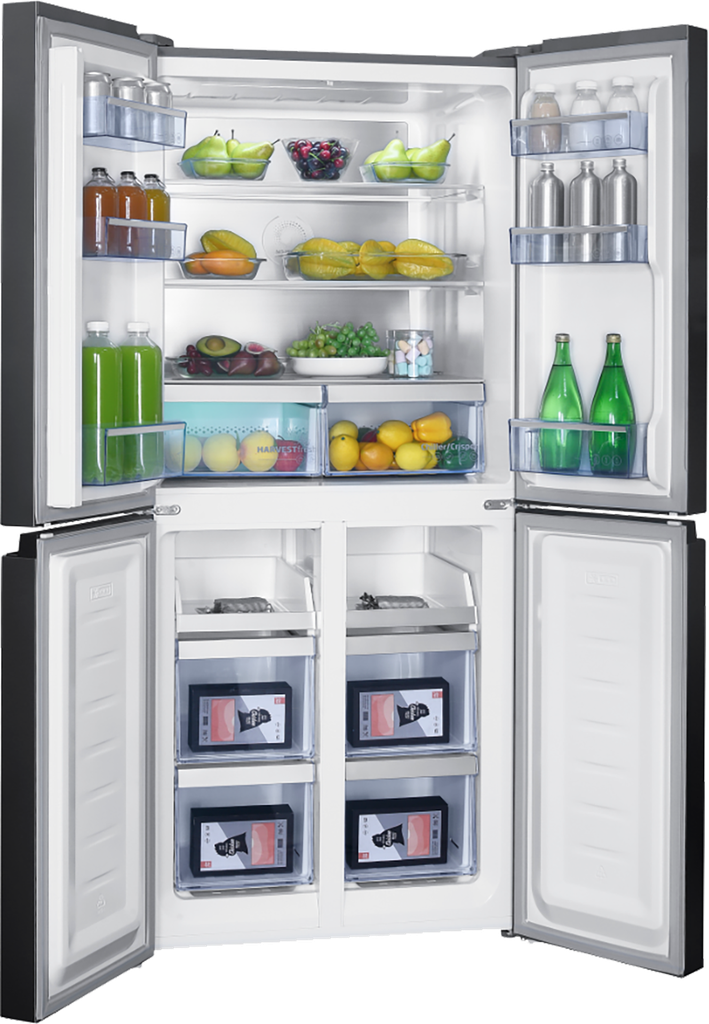 Beko GNO46623MXPN koelkast french Door 180cm 466l 224.89 kWh/jaar Grijs