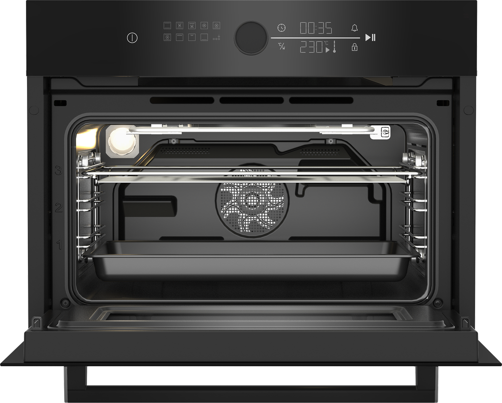 Beko BBCW17400B Inbouw Oven + Microgolf 45cm Zwart