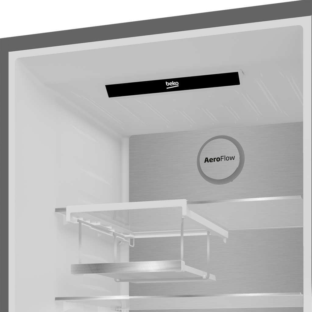 Beko B5RCNA365HDXBR Koel/Vries-combi 187cm 316l 198 kWh/jaar Zwart