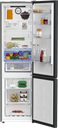 Beko B7RCNE408HXBR Koel/vries-combi 204cm 355l 112 kWh/jaar Zwart