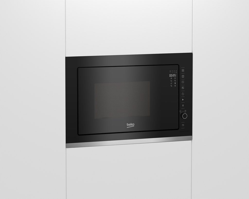 Beko BMCB25433X Microgolfoven inbouw 38cm 25l 1450W Zwart