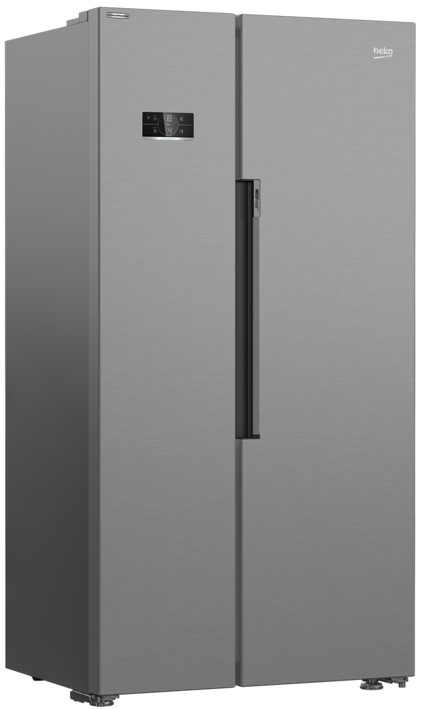 Beko GN1603140ZHXBN Amerikaanse koelkast 179cm x 91cm 580l 327.27 kWh/jaar Grijs