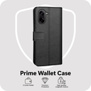 Just in Case MON2787CW1 PU lederen Book Case Klassieke wallet case OnePlus Nord CE5 Zwart