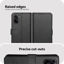 Just in Case MON2787CW1 PU lederen Book Case Klassieke wallet case OnePlus Nord CE5 Zwart