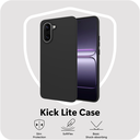 Just in Case MON2787KL1 KickLite Case Zachte TPU Case OnePlus Nord CE5 Zwart
