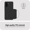 Just in Case MON2787KL1 KickLite Case Zachte TPU Case OnePlus Nord CE5 Zwart