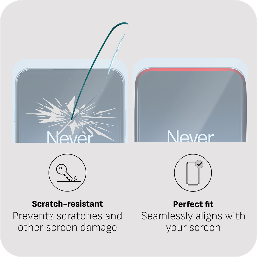 Voor het geval dat MON2783SG0 Screenprotector Gehard Glas OnePlus Nord 5