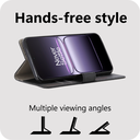 Just in Case MON2783CW1 PU lederen Book Case Klassieke portemonnee hoes OnePlus Nord 5 Zwart