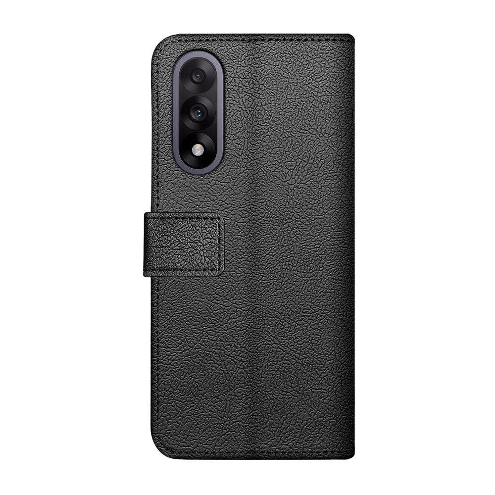 Just in Case MON2783CW1 PU lederen Book Case Klassieke portemonnee hoes OnePlus Nord 5 Zwart