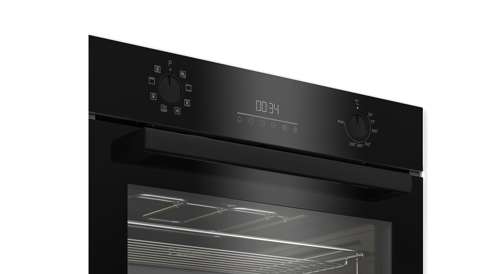 Beko BBCM13300B Inbouw Oven 45cm 48l Zwart