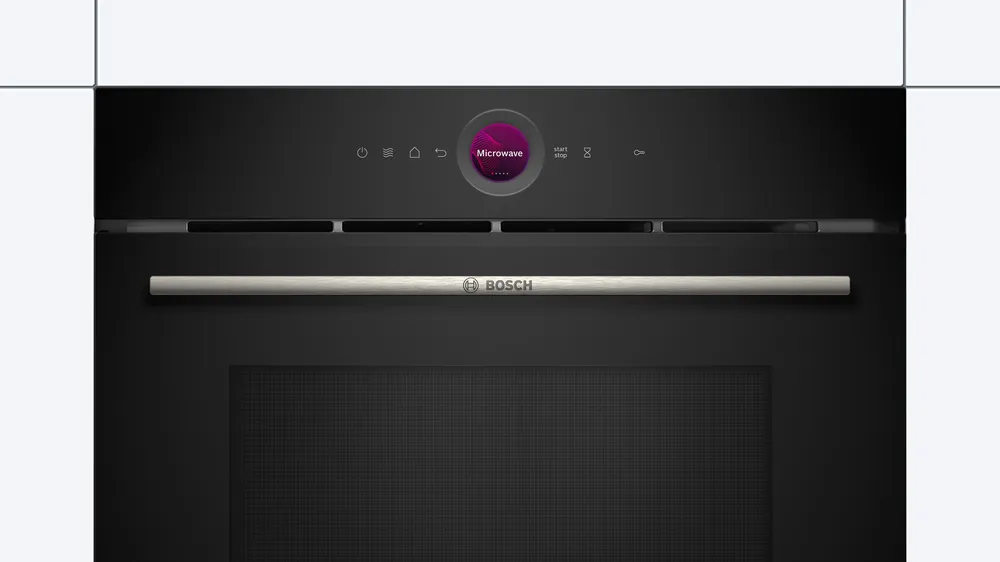 Bosch CEG732XB1 Inbouw Microgolfoven Serie 8 45 cm 1000W grill 36l Zwart 