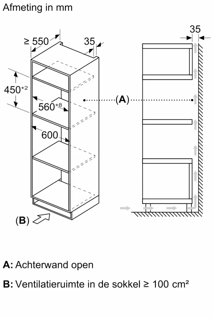 Bosch CMA585GS1 Inbouw Combi-microgolf Serie 6 45 cm 900 W grill Zwart/Inox 