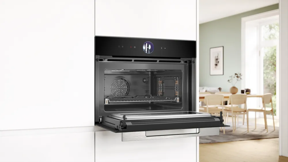 Bosch CMG736AB1F Exclusiv Inbouw Combi-microgolf Serie 8  45 cm 900 W grill Zwart 