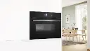 Bosch CMG736AB1F Exclusiv Inbouw Combi-microgolf Serie 8  45 cm 900 W grill Zwart 