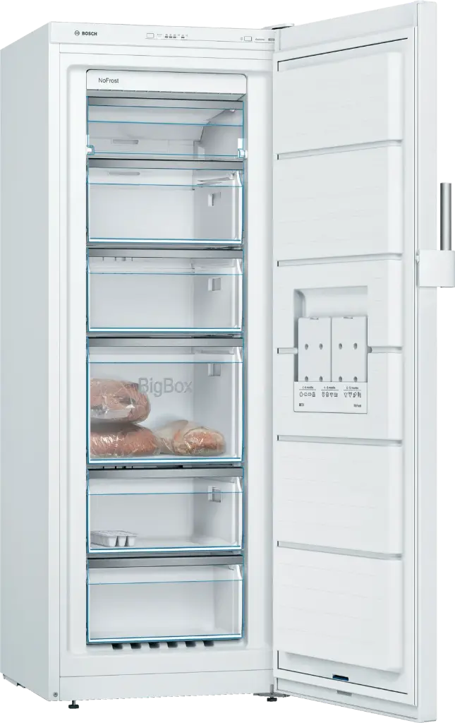 Bosch GSN29EWEV Exclusiv Diepvriezer Serie 4 NoFrost 161cm 200l 221 kWh/jaar Wit