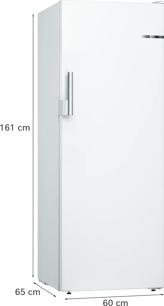 Bosch GSN29EWEV Exclusiv Diepvriezer Serie 4 NoFrost 161cm 200l 221 kWh/jaar Wit