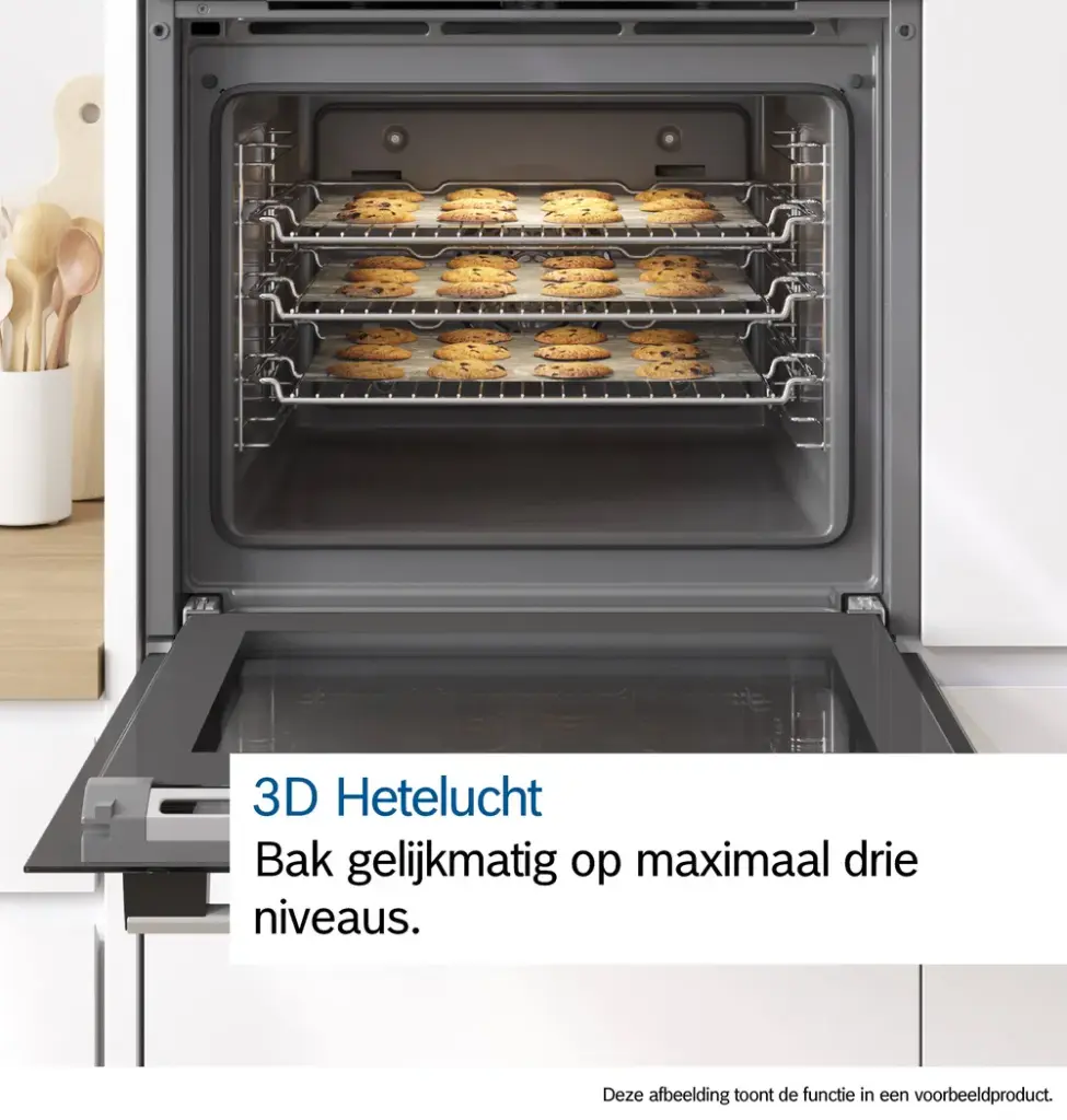 Bosch HBA514BS3 Inbouw Oven Serie 4 71l Zwart