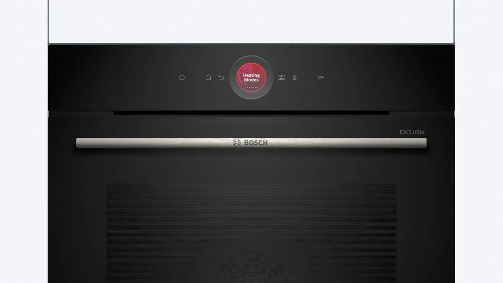 Bosch HBG734AB1 - Exclusiv - Oven HC - Serie 8 Multifunctie 60 cm, 14 verw.wijzen, EcoClean, TFT-Touchdisplay, VarioClip rail, SoftMove, AirFry toebeh. Zwart A+
