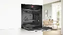 Bosch HBG734AB1 - Exclusiv - Oven HC - Serie 8 Multifunctie 60 cm, 14 verw.wijzen, EcoClean, TFT-Touchdisplay, VarioClip rail, SoftMove, AirFry toebeh. Zwart A+