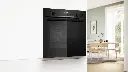 Bosch HRG578CB7 Inbouw Oven Serie 6 Toegevoegde stoom 60 cmPyrolyse 71l Zwart