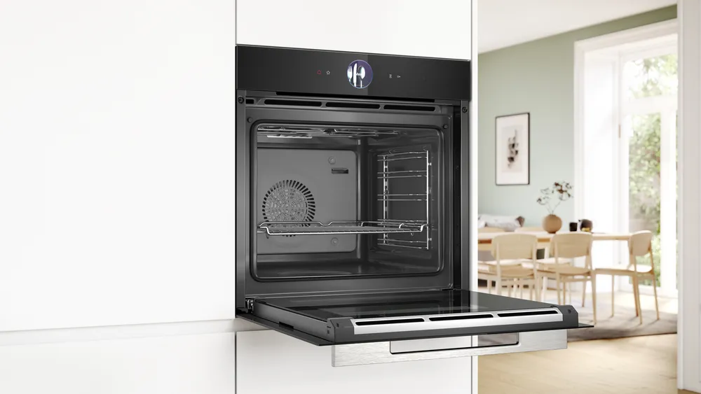 Bosch HRG7361B1 Inbouw Oven Serie 8 toegevoegde stoom 60 cm 71l Zwart 