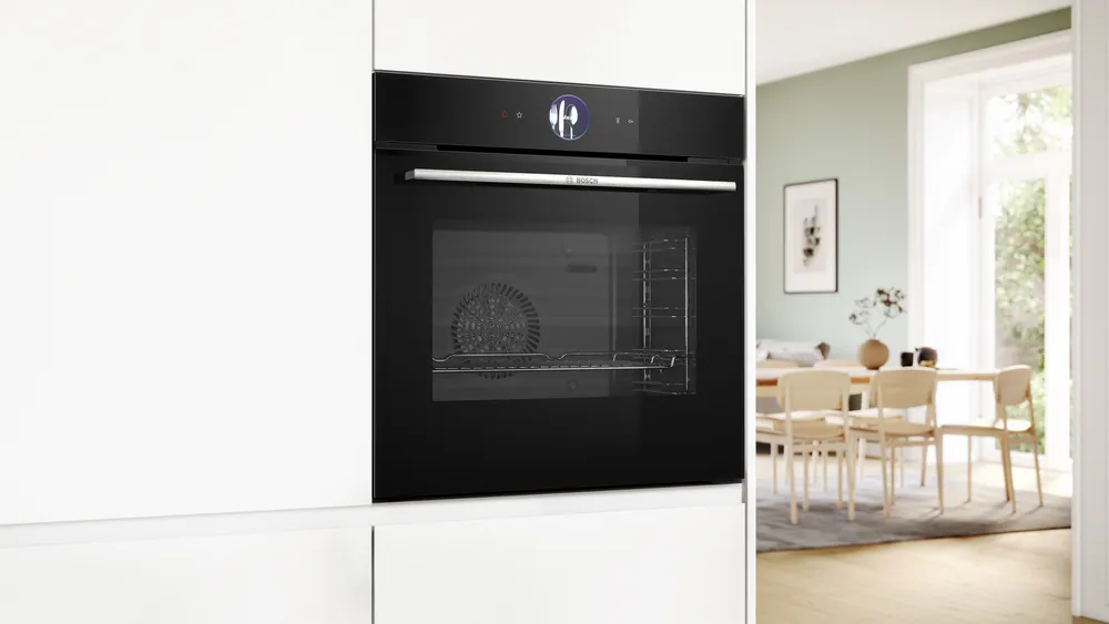 Bosch HRG7361B1 Inbouw Oven Serie 8 toegevoegde stoom 60 cm 71l Zwart 