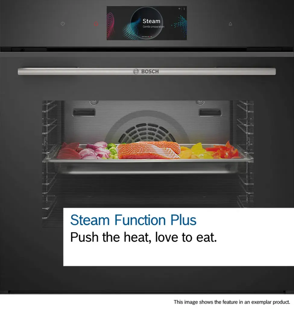 Bosch HSG7364B1 Inbouw Oven Serie 8 Combi-stoom 60 cm 71l Zwart 