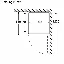 Bosch KGN362IBF Kole/Vries-Combi NoFrost 186cm 321l Grijs