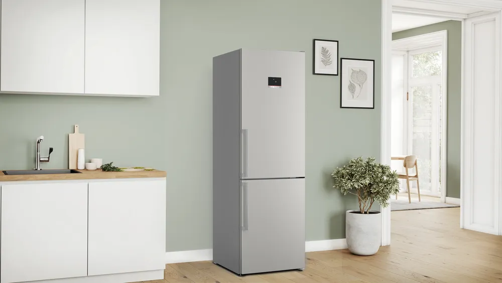 Bosch KGN367ICT Koelkast - Koel/Vries-combi NoFrost 186cm 321l Grijs