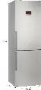 Bosch KGN367ICT Koelkast - Koel/Vries-combi NoFrost 186cm 321l Grijs